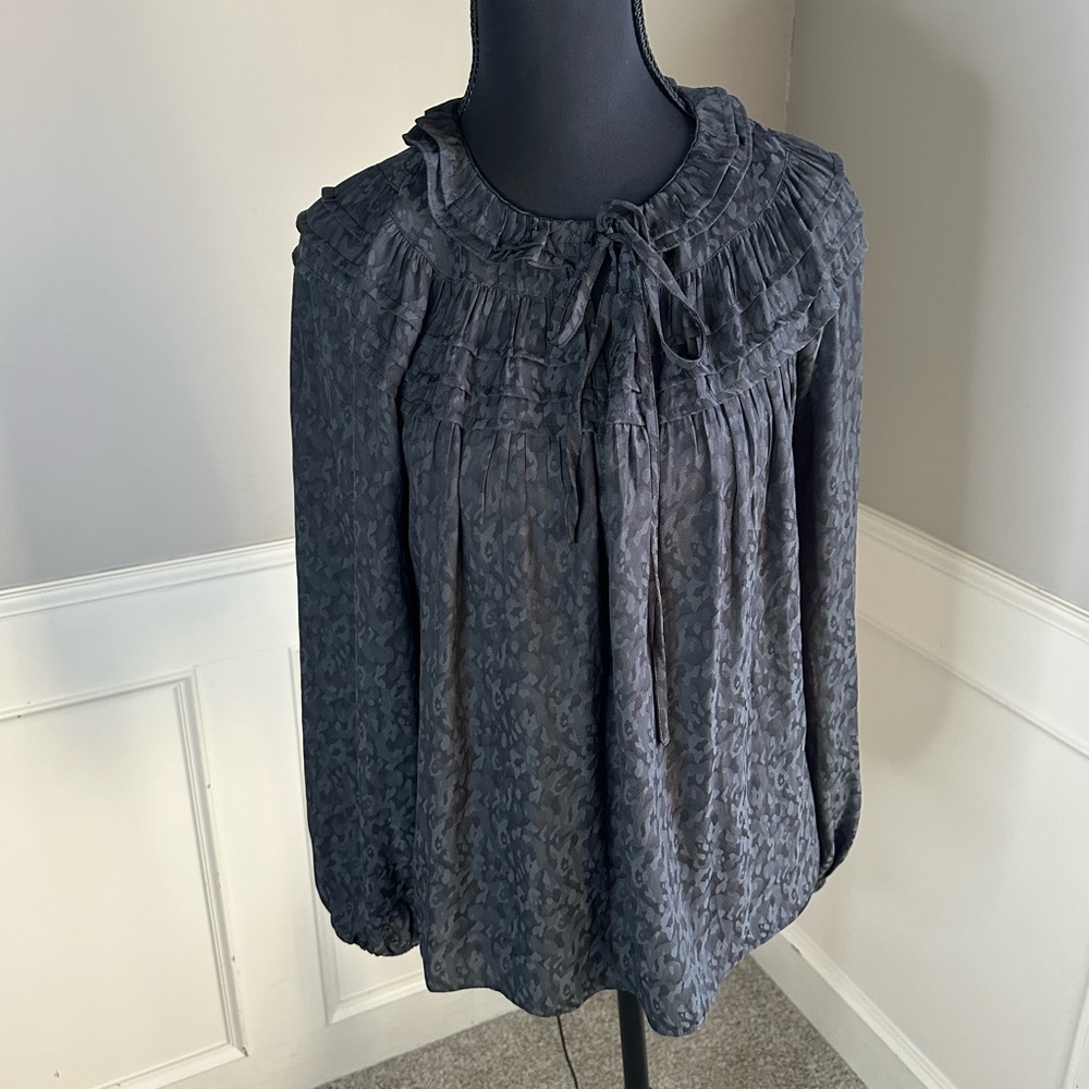 NWT Current Air Blouse XS Black | Women’s Dressy Top | Workwear Chic